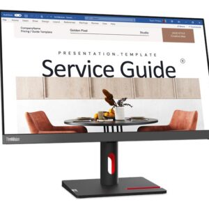 Lenovo ThinkVision S24i-30 23.8" FHD Monitor, Raven Black (Model: 63DEKAT3UK)