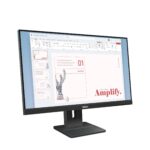 Lenovo ThinkVision E24-40 23.8" FHD Monitor, Raven Black (Model: 64BAMAT1UK)