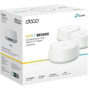 TP-Link Deco BE25 BE5000 Whole Home Mesh WiFi 7 System, 3 Pack