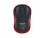 Logitech M185 Wireless Mouse, Red