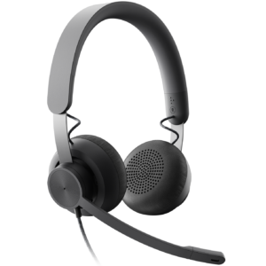 Logitech Zone Wired Headset with Noise-Cancelling Mic, UC version