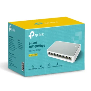 TP-Link TL-SF1008D 8-Port 10/100Mbps Desktop Network Switch