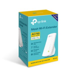 TP-Link RE200 AC750 Mesh Wireless N Wall Plugged Range Extender